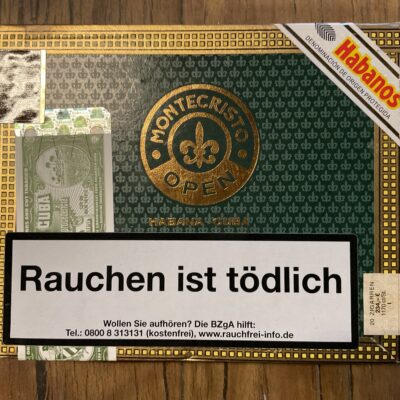 MONTECRISTO OPEN junior  20er Kiste