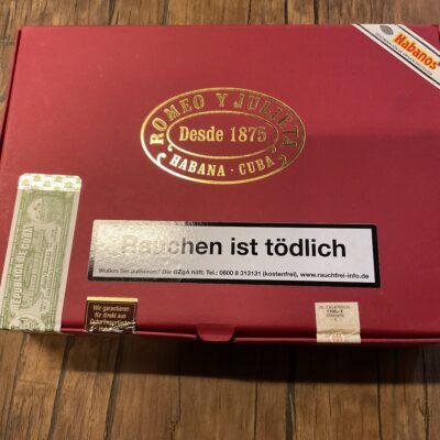 ROMEO y JULIETA nobles LINEA DE ORO 20er Kiste
